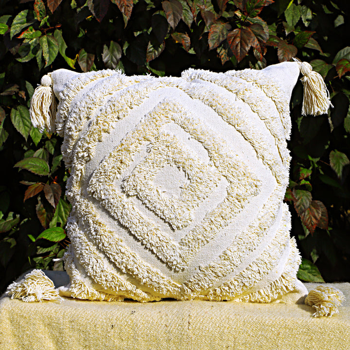 Velvet Sand Harmony Cushion - Neutral