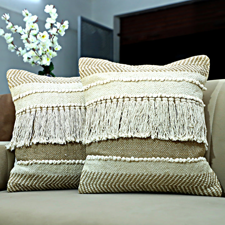 Savanna Fringe Cushion - Fringe Design